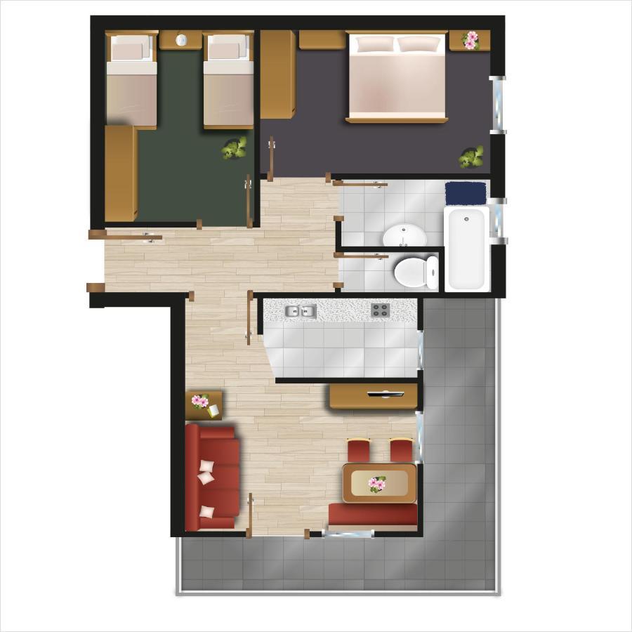 Appartements Daisy Serfaus Buitenkant foto